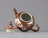 A Chinese 'Batavia ware' teapot and cover