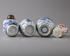 Six Chinese porcelain pots