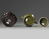 A Chinese teadust-glazed teapot and cover