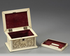 A Cantonese carved ivory 'dragon' box