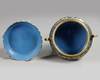 A Chinese cloisonné enamel Islamic-market censer and stand