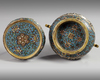 A Chinese cloisonné enamel Islamic-market censer and stand
