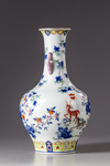 A Chinese famille rose vase