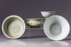 Four Chinese celadon glazed wares