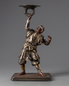 A gilt Japanse bronze figure