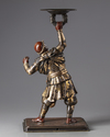 A gilt Japanse bronze figure