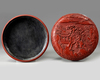 A CHINESE CINNABAR LACQUER BOX 