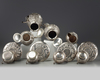 A Chinese silver export composite teaset