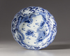 A JAPANESE BLUE AND WHITE BOWL,19TH CENTURY