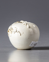 A CHINESE WHITE-GLAZED 'SQUIRREL AND GRAPES' WATER POT
