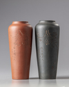 A PAIR OF CHINESE YIXING VASES, 19TH CENTURY
