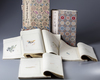 Two sets of Chinese woodblock print albums