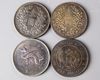 Four Chinese silver coins