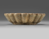 A CHINESE CRACKLE-GLAZED FOLIATE DISH, 20TH CENTURY