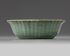 A Chinese celadon crackle-glazed bowl