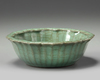 A Chinese celadon crackle-glazed bowl