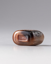 A Chinese horn snuff bottle