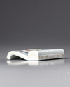 A Chinese Famille rose brush rest