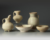 A group of five Islamic pottery vessels