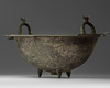 An inscribed Khorassan bronze cauldron