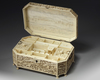 A Cantonese carved ivory sewing box