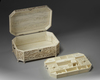 A Cantonese carved ivory sewing box