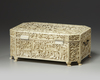 A Cantonese carved ivory sewing box