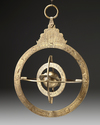An Islamic copper astrolabe