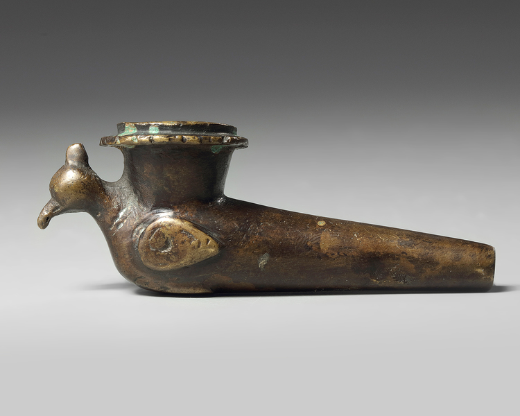 A bronze Ottoman pipe