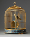 A CHINESE CLOISONNÉ ENAMEL BIRD CAGE,QING DYNASTY (1644-1911)