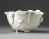 A Dehua white-glazed 'lotus' bowl