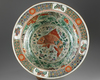 AN IMPRESSIVE CHINESE FAMILLE VERTE 'CARP' FISH BOWL, KANGXI PERIOD (1662-1722)
