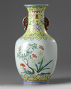A Chinese famille rose 'floral' vase