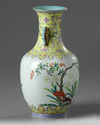 A Chinese famille rose 'floral' vase