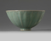 A Chinese celadon glazed 'lotus' bowl