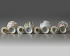 Four Chinese tea caddies