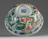 A Chinese wucai 'dragon and phoenix' bowl