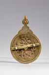 An Islamic copper astrolabe