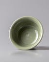 A CHINESE CELADON GLAZED STEM CUP, MING DYNASTY (1368-1644) OR LATER