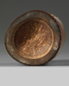 A Chinese carved bamboo 'Luohan' brush pot, bitong
