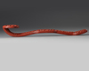 A Chinese lacquer cinnabar ruyi sceptre