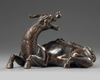 A Chinese bronze ‘qilin’ censer