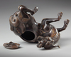 A Chinese bronze ‘qilin’ censer