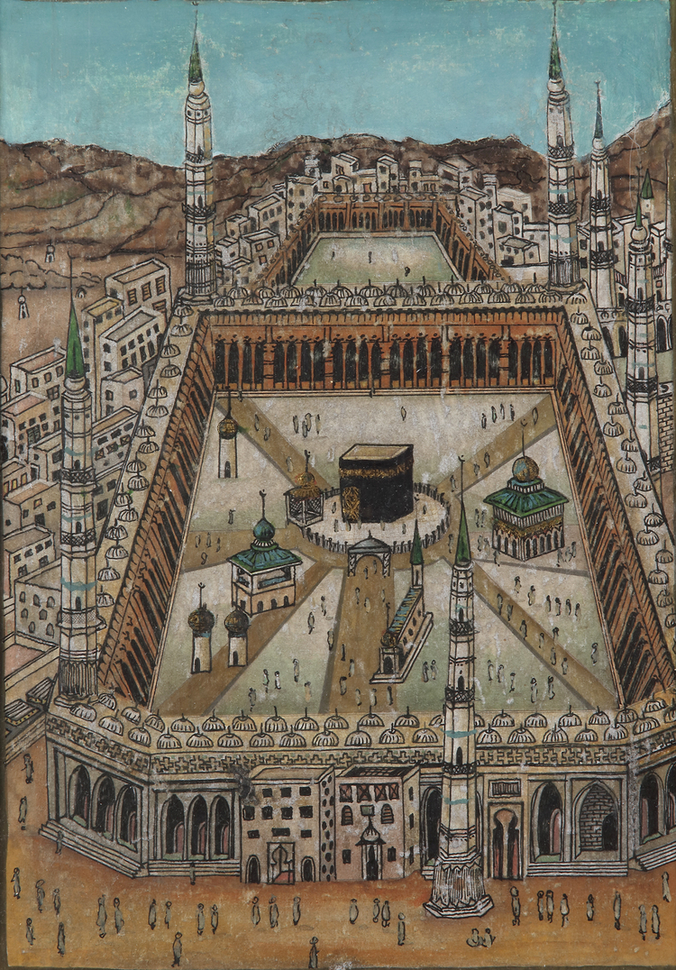 A panoramic view of Mecca
