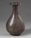 A CHINESE JIZHOU-TYPE BLACK GROUND SPOTTED VASE, SONG-YUAN STYLE