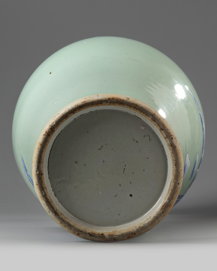 A Large Chinese Celadon Vase