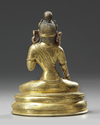 A Chinese gilt bronze figure of White Tara