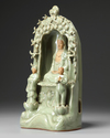 A Chinese Longquan celadon glazed grotto