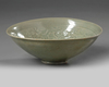 A KOREAN CELADON-GLAZED LOTUS BOWL, GORYEO DYNASTY, 918-1392