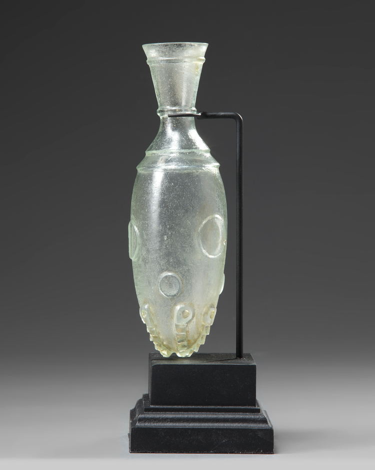 A Middle East glass bottle